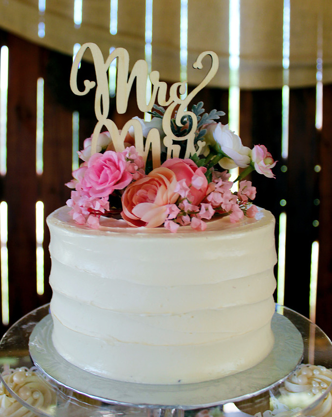 Floozie Pie Shop Wedding Cake